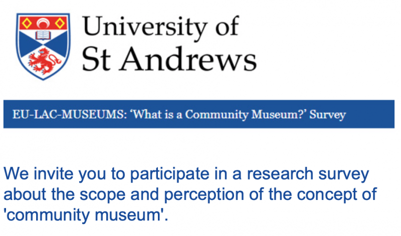 Results from our “What is a community museum in your region?” Survey