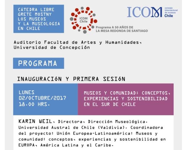Disseminating the project: Chilean collaboration and participation on an ICOM’s lecture series
