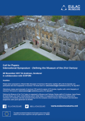 
Call for Papers: International Symposium Defining the Museum of the 21st Century.
